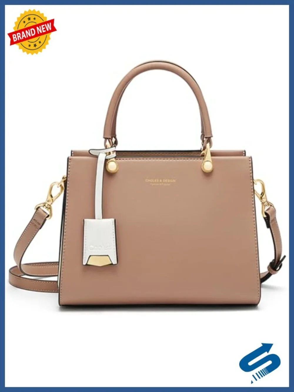 Genuine Leather Tote Satchel Shoulder Bag Crossbody for Women Work Travel